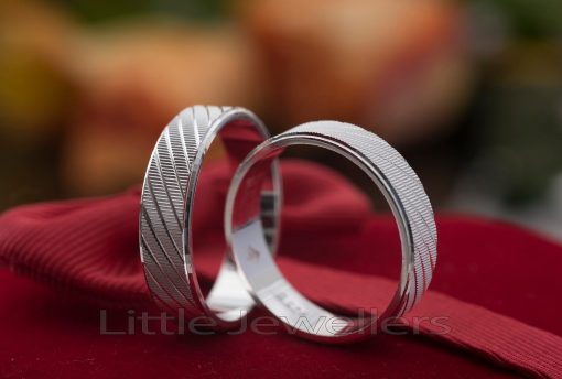 silver wendding bands