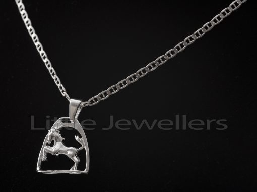 Sterling Silver Chain with Horse pendant