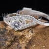 A dazzling & lovely engagement ring set 