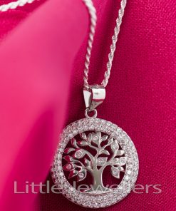 Sterling Silver Tree Of Life Pendant & Chain