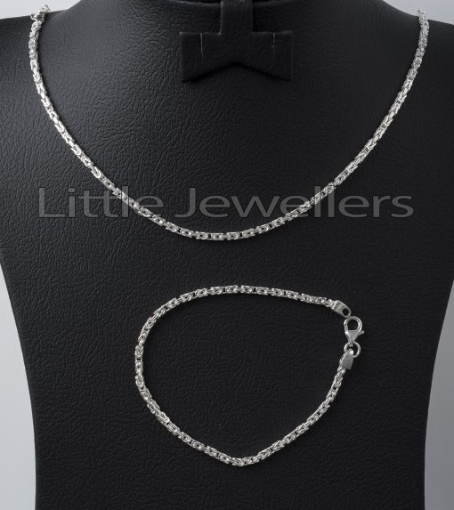 Sterling Silver Thai Link Bracelet & Chain PRICE: 9000KSH CODE:RM031 To Order Call Or Text Us On 0704878717