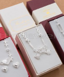 Simple Silver Bracelets & Earrings