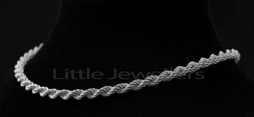 Sterling Silver unisex rope Chain