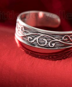 Adjustable Oxidized Toe Ring