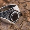 Bold and Commanding Silver Male ring