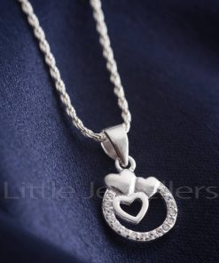 three heart designed pendant