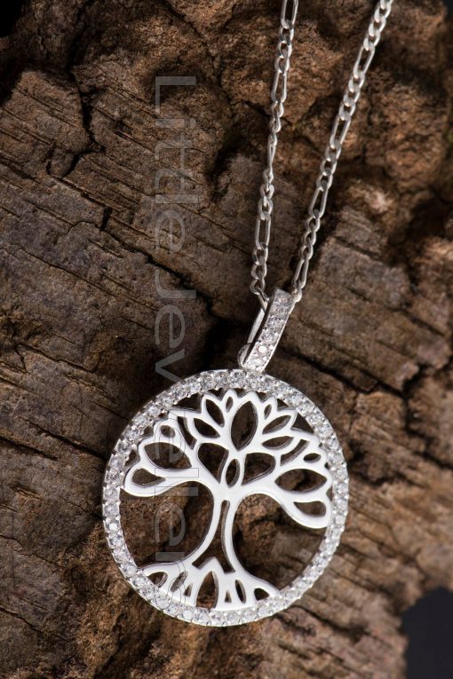 Complete Your Look With This Uniquely Crafted Tree Of Life Pendant Necklace.