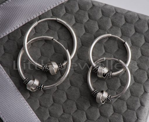 bali loop earrings