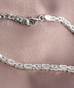 silver Italian byzantine bracelet