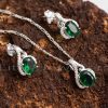 Green Earring and Necklace set