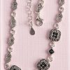 This pretty ladies marcasite silver bracelet features black cz stones that add class & sparkle to your everyday outfits.
