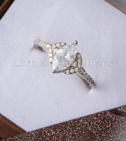 marquise cut engagement ring
