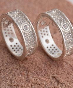Say i do to a lifetime of joy with the newest designs in sterling silver wedding bands