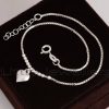 This sterling silver anklet can also be worn to formal occasions because it exudes charm and delicacy, resulting in numerous compliments.