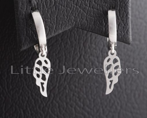 These unisex sterling silver hoop punk earrings are trendy and one-of-a-kind.