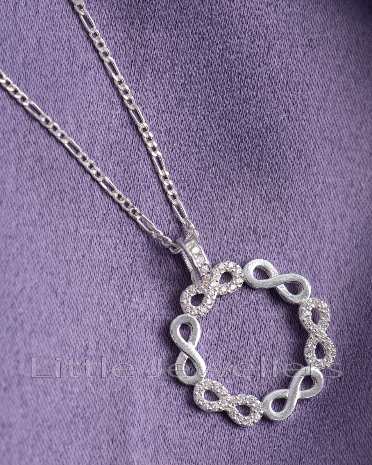 silver necklace