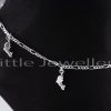 This dolphin anklet is perfect for those who enjoy the sea. and is a lovely gift for any occasion.
