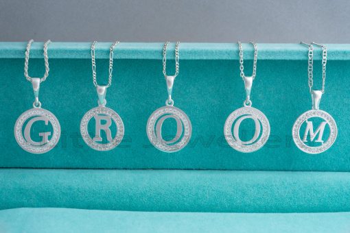 Our alphabet necklaces are designed to be stacked with other letter necklaces for a fashionable, statement look.