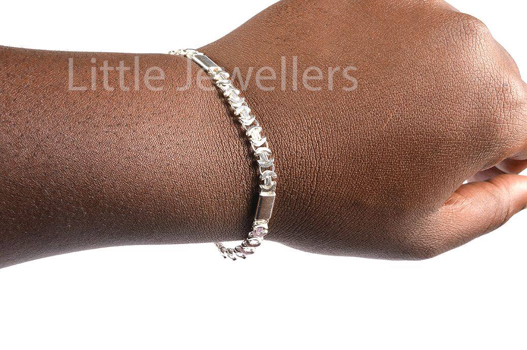 silver bracelet for men