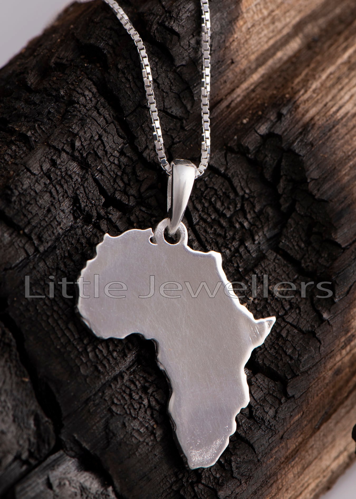 Cooltime 304 Stainless Steel Africa Map Necklace Men Women - Temu