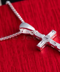 This beautiful and meaningful sterling silver cross pendant necklace is perfect for making a subtle yet powerful statement of faith.