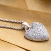 Love is beautiful, and this silver heart necklace is the ideal way to express your feelings for someone special.
