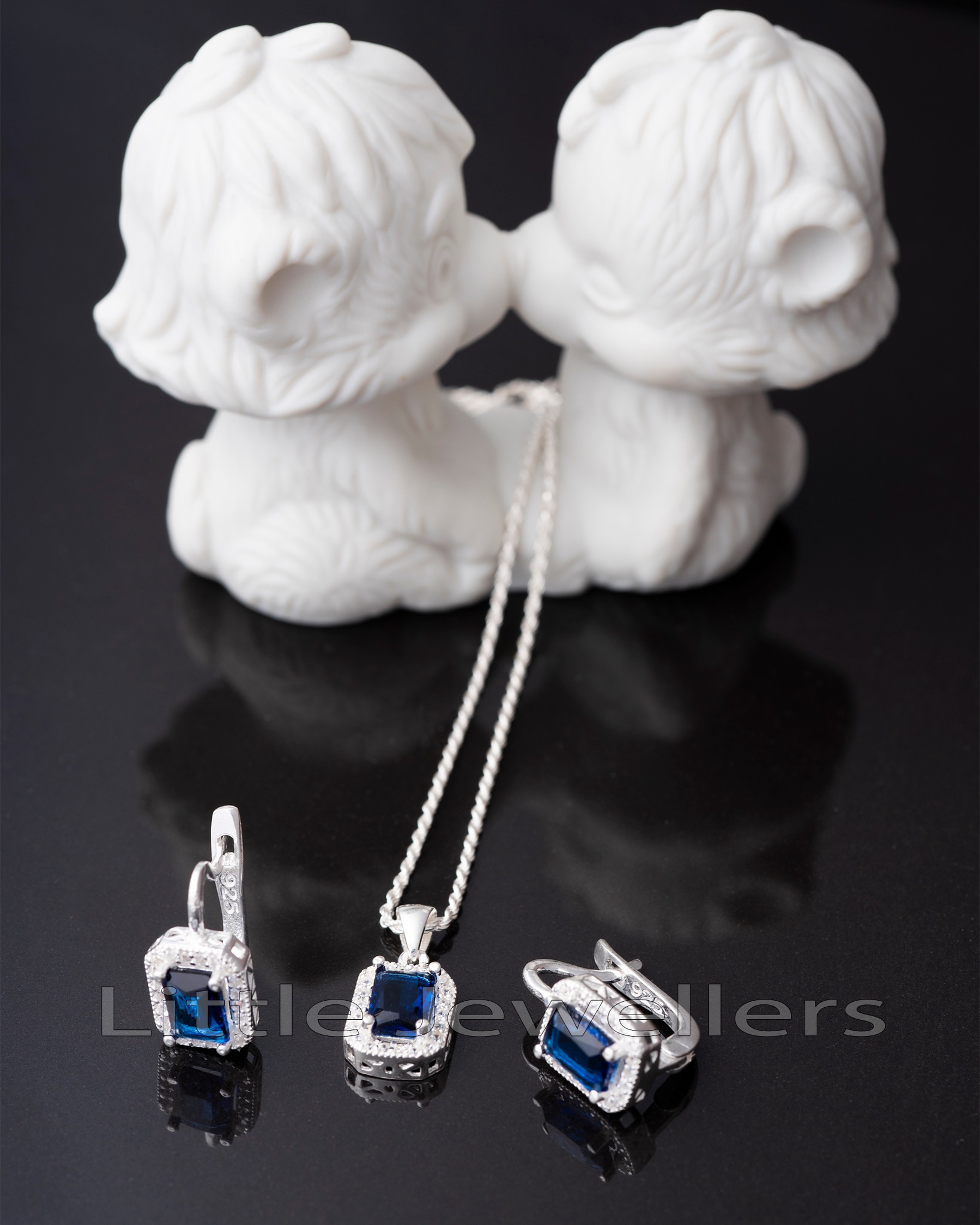 Multi-color Sapphire & Diamond Necklace & Earring Set – CRAIGER DRAKE  DESIGNS®