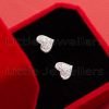 These lovely hypoallergenic sterling silver heart-shaped earrings will glam up any outfit.