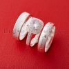 celebrate your special day with these stunning wedding rings! They are lovingly crafted from quality silver and are the ultimate way to exchange vows.