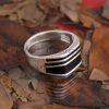 This male ring made of 925 sterling silver is great for you! It's cool, durable and comfortable wear.
