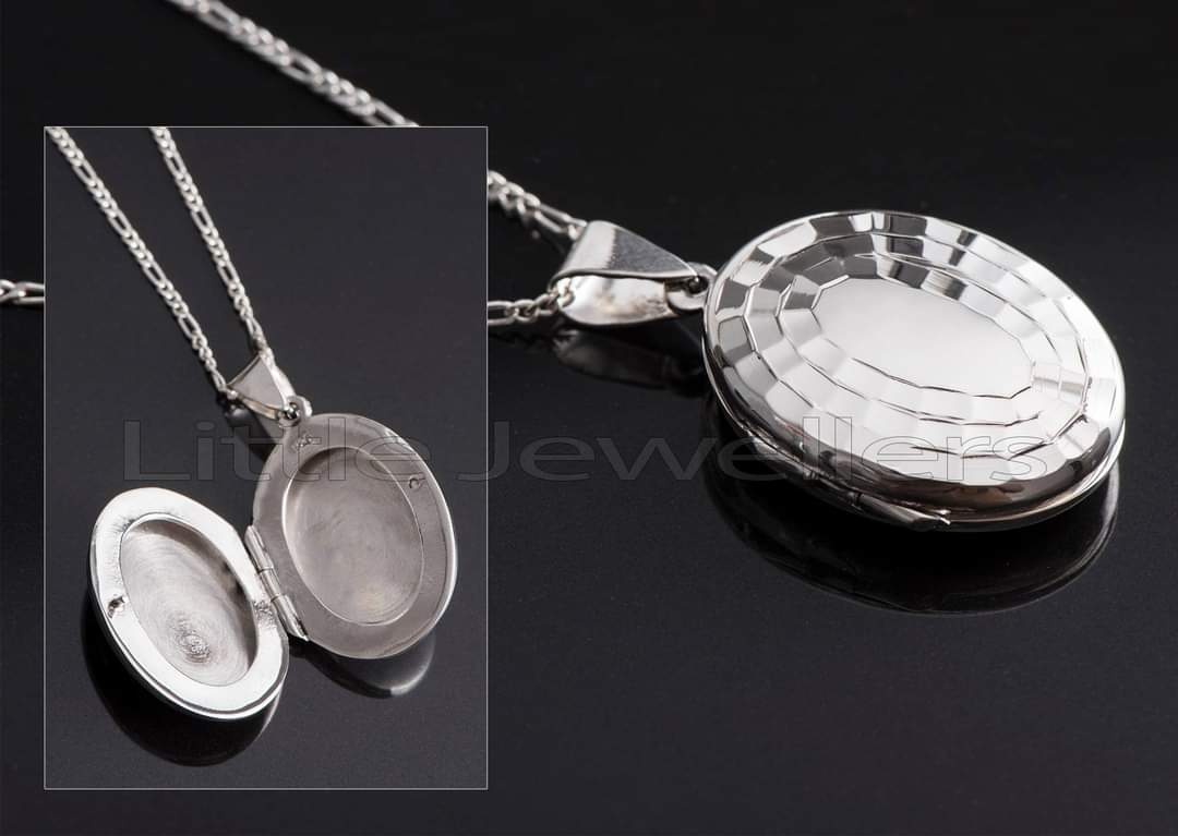 silver locket