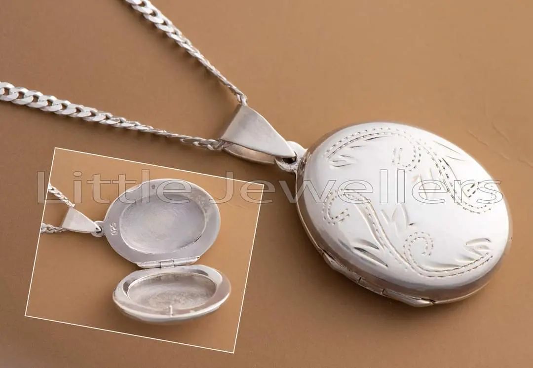 silver locket