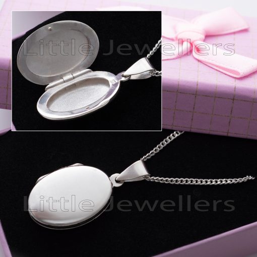 Keep special memories close with this beautiful silver locket necklace. Customize it with photos and engrave it for a unique gift that's sure to be treasured forever.