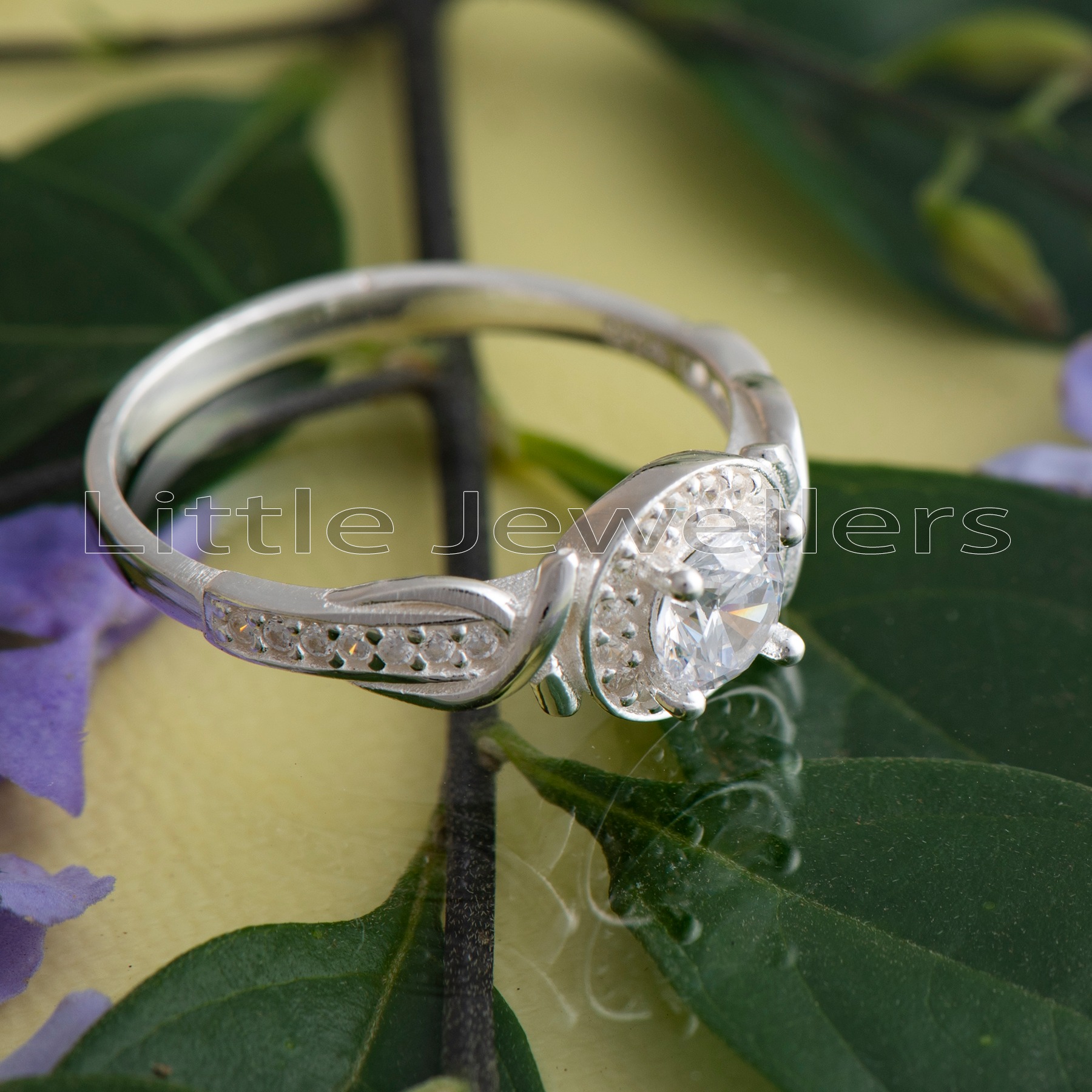 BERRICLE Sterling Silver Halo Wedding Engagement India | Ubuy