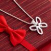 Surprise your special someone with this romantic jewelry. Our silver butterfly pendant necklace symbolizes eternal love and a commitment that will never break. The perfect gift for anniversaries.