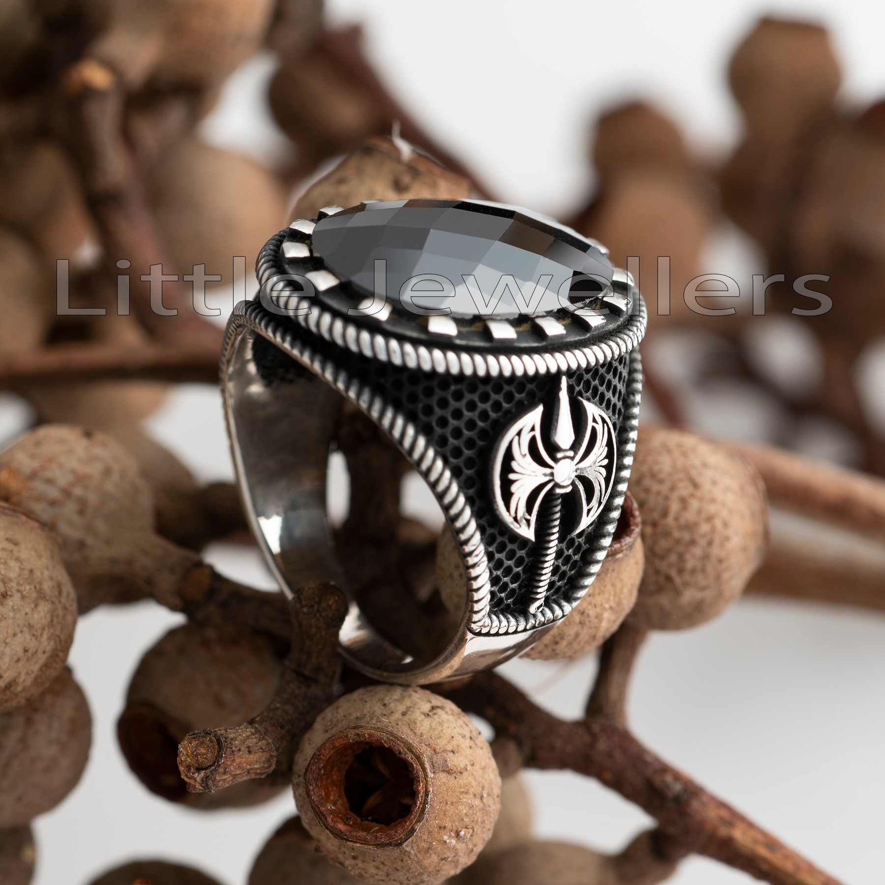 male silver ring