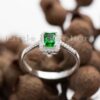 This stunning silver ring with a vibrant green stone is the perfect birthday gift to celebrate you or a loved one's special day. Experience its intricate design & let it be a symbol of your journey.