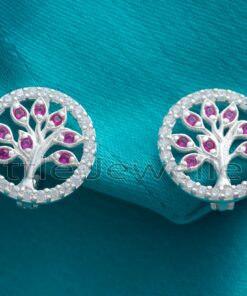 Get ready to dazzle with our Tree of Life silver earrings. Adorned with sparkling stones, these earrings offer both elegance and comfort. Shop now and experience the allure of our fade-free earrings.