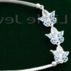 Embrace personal growth with this stunning butterfly charm bracelet for women in Kenya. Crafted from silver and adorned with blue stones, it's an exquisite gift for any special occasion.