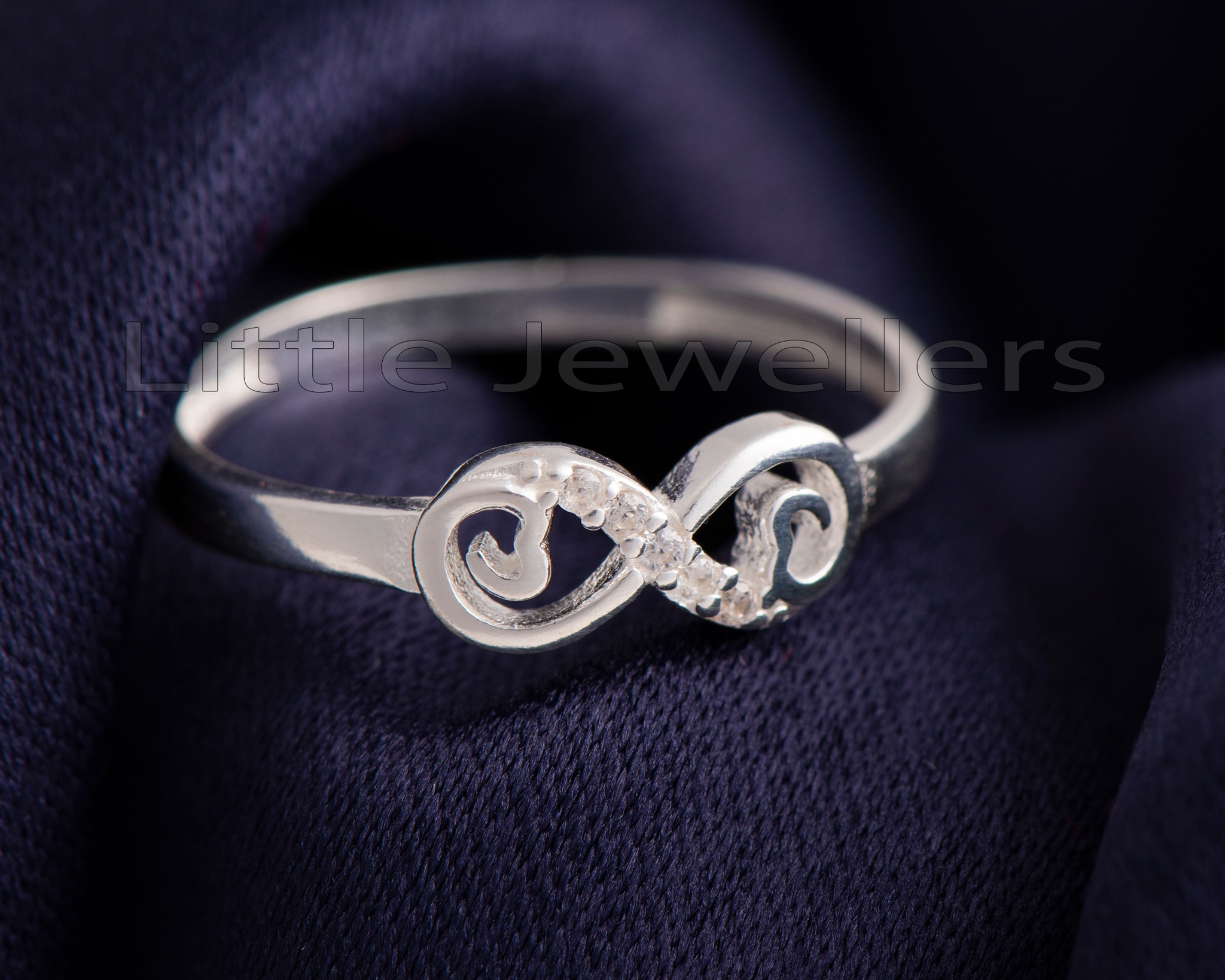 infinity silver rings