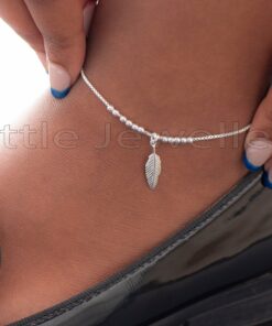 Sterling Silver Charm Anklet | Everyday Wear | The Little Jewellers Nairobi