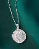 Silver Four Leaf Clover Pendant | Little Jewellers