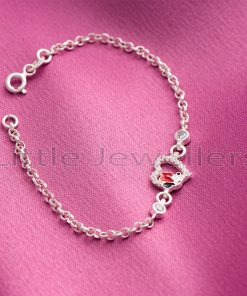 Shop our charming collection of kids jewelry today and give the perfect birthday gift with this enchanting sterling silver bracelet for kids.