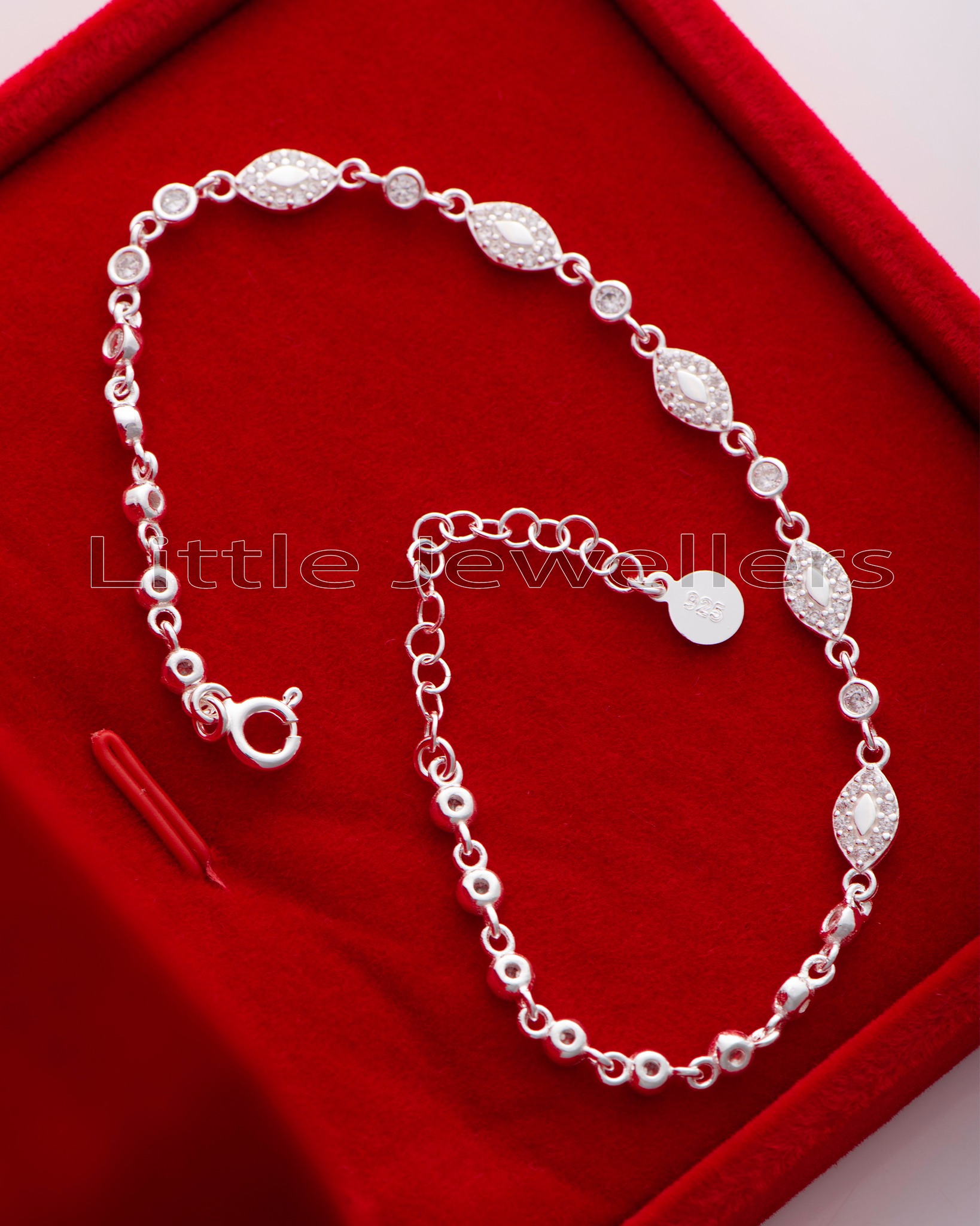 Delicate hot sale silver bracelets