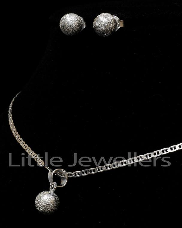 Nairobi Treasures: Gift this Sterling Silver Necklace & Earrings Set, Just For Her