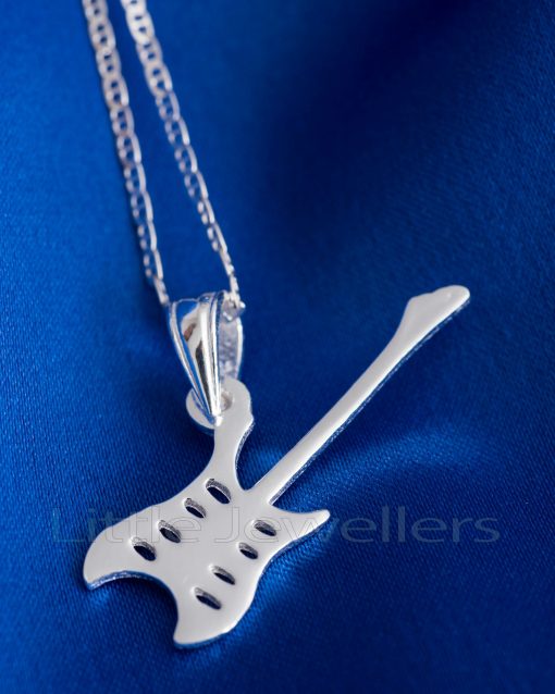 Amplify Your Style With An Electric Guitar Pendant Necklace That Rocks