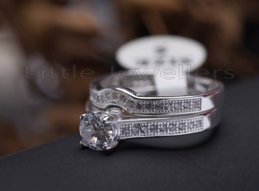 Nairobi's Finest: Unbreakable Bond With Enduring Sparkle, A Silver Proposal Ring for Your Queen
